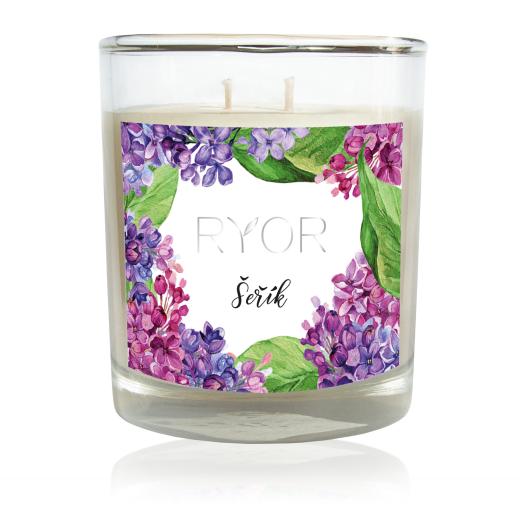 Large candle - Lilac
