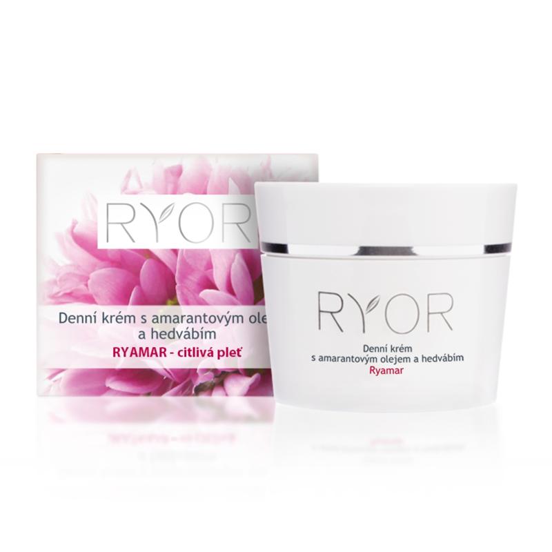 Ryor - Day Cream with Amaranth Oil and Silk for Sensitive Skin (Ryamar – Sensitive Skin)