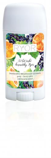 Deodorant 48-Hour Protection with Scent of Grapefruit and Black Currant