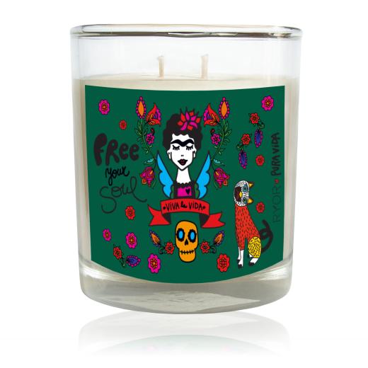 PuraVida sviečka s upokojujúcou vôňou medovky Frida