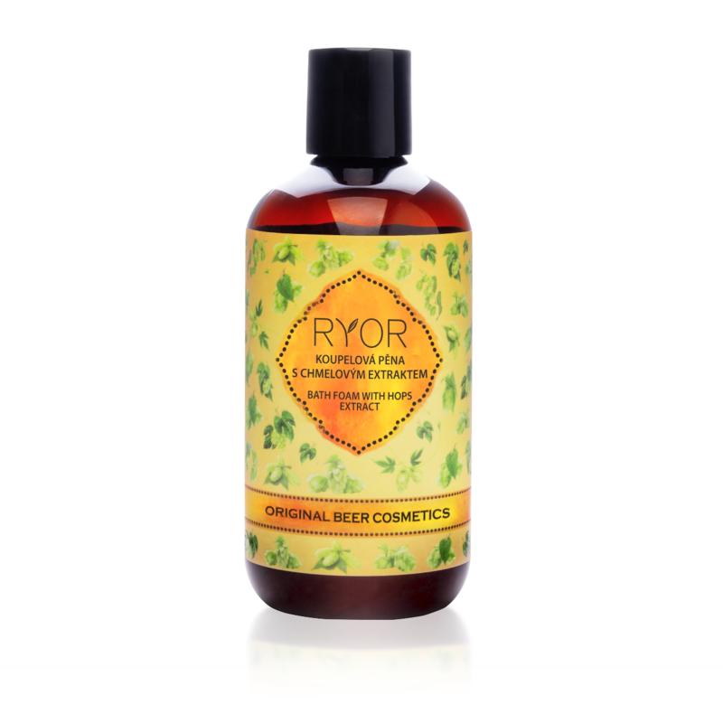 Ryor - Koupelová pěna s chmelovým extraktem (Pivní kosmetika)