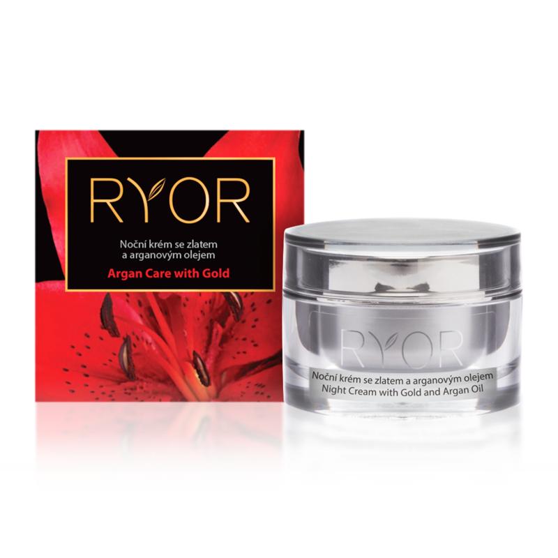 Ryor - Night Cream with gold and argan oil (Argan Care with Gold)