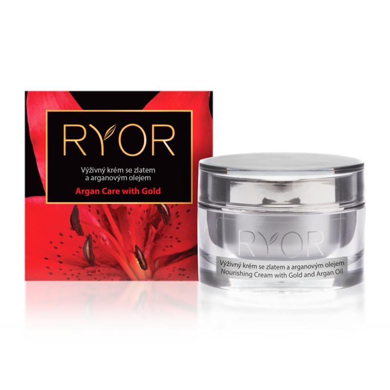Ryor - Nourishing Cream with gold and argan oil (Argan Care with Gold)
