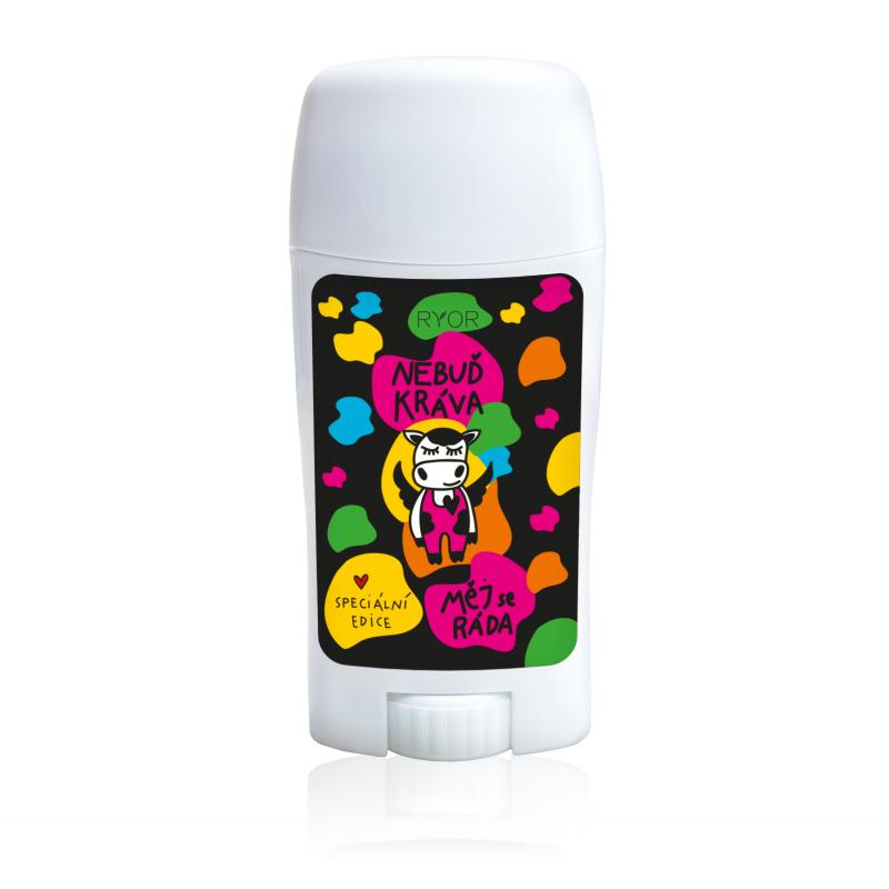 Ryor - Dezodorant pre ženy so 48 hodinovým účinkom Nebuď krava, maj sa rada (Ryor & Pura Vida)