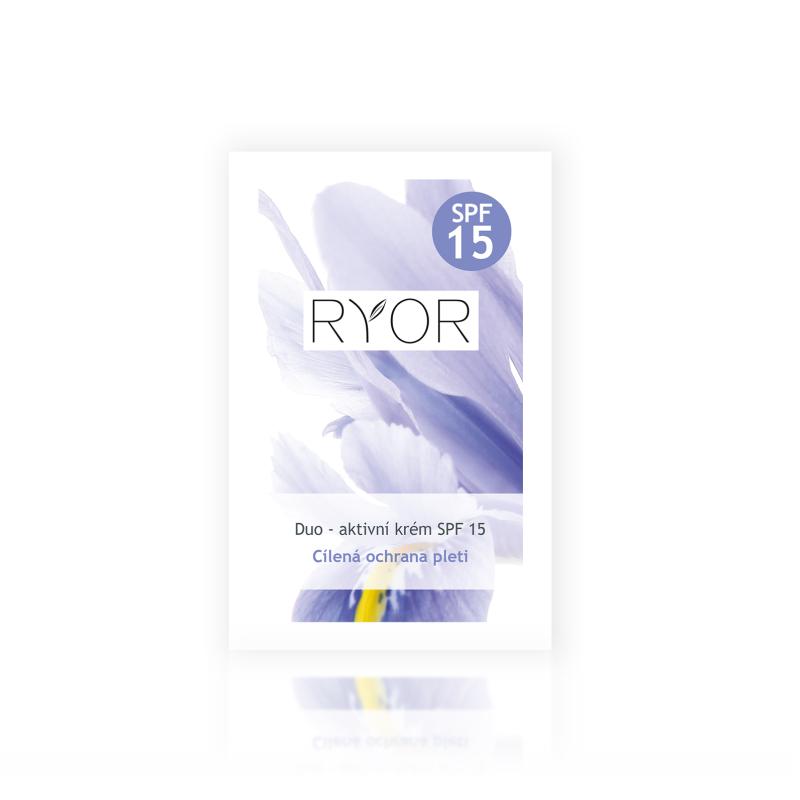 Ryor - Tester - Дуо-активный крем с солнцезащитным фактором SPF 15 (образцы)